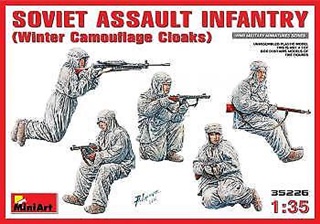 RUSSIE TROUPE D'ASSAUT HIVER WWII 1/35