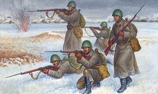 RUSSIE INFANTERIE HIVER 1/72