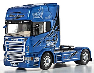 SCANIA R620 BLUE SHARK 1/24