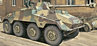 ALLEMAGNE PANZERSPÄHWAGEN SDKFZ 234/4 1/35