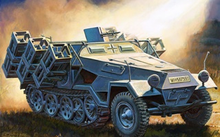ALLEMAGNE SDKFZ 251/1 SERIE B 1/100