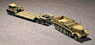 ALLEMAGNE SDKFZ 9 ET REMORQUE 116 1/72