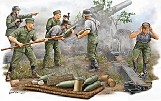 ALLEMAGNE SERVANTS DE HOWITZER ET MUNITIONS 1/35