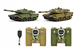 SET BATAILLE LEOPARD II 2.4Ghz INFRAROUGE