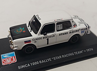 SIMCA 1000 RALLYE BRASSEUR STAR RACING 1974 1/43