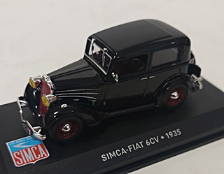 SIMCA 6CV FIAT 1935 1/43