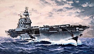 PORTE AVIONS USS ENTERPRISE EN KIT 1/1200