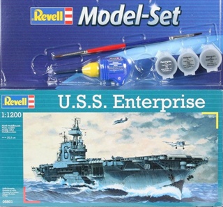 PORTE AVIONS USS ENTERPRISE 1/1200
