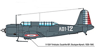 CHANCE VOUGHT VINDICATOR V156 B1 CHESAPEAKE 1/48