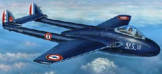 DE HAVILLAND 100 VAMPIRE FRANCE 1/72
