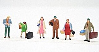 VOYAGEURS ATTENDANTS ET VALISES 10114