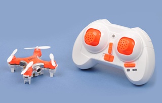 DRONE MINI ZOOM AVEC CAMERA ORANGE