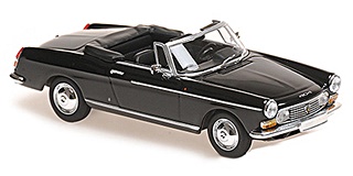 PEUGEOT 404 CABRIOLET NOIRE 1962 1/43