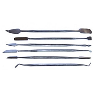 6 SPATULES METAL DIFFERENTS
