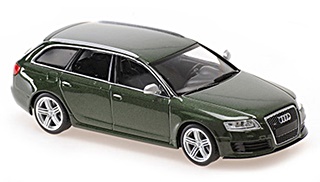 AUDI RS 6 AVANT VERT METAL 2007 1/43