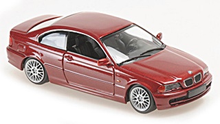 BMW 328 CI COUPE ROUGE METAL 1999 1/43