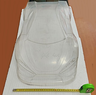 CARROSSERIE TRANSPARENTE PROTO 1/8