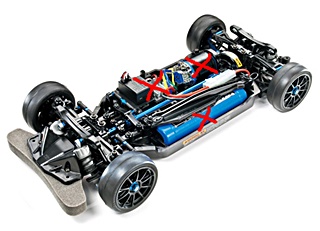 CHASSIS TT02R 4WD A MONTER 1/10