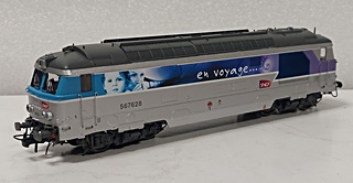 LOCO DIESEL BB67628 EN VOYAGE