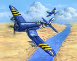 CHANCE VOUGHT F4 U7 CORSAIR AERONAVALE 1/48