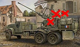 FRANCE GMC BOFORS 40mm 1/35