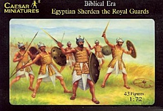 EGYPTIENS SHERDEN ET GARDES ROYAUX 1/72