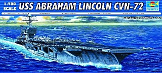 PORTE AVIONS CVN 72 ABRAHAM LINCOLN 1/700