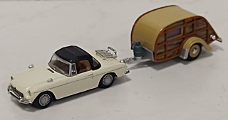 - MGB CABRIOLET ET CARAVANE 1/72