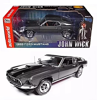 FORD MUSTANG BOSS 429 1969 JOHN WICK 1/18