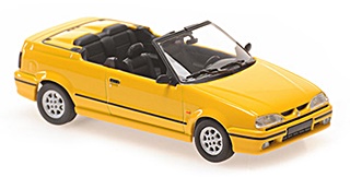 RENAULT 19 CABRIOLET JAUNE 1991 1/43