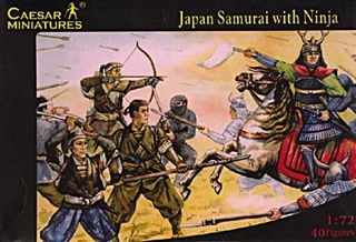 JAPON SAMOURAI ET NINJA 1/72