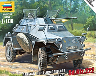 ALLEMAGNE SDKFZ 222 1/100