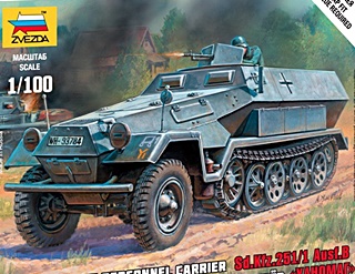 ALLEMAGNE SDKFZ 251/1 B 1/100