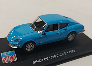 SIMCA CG 1300 COUPE 1973 1/43