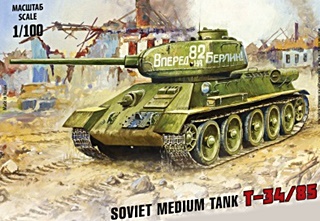 RUSSIE T34/85 1/100