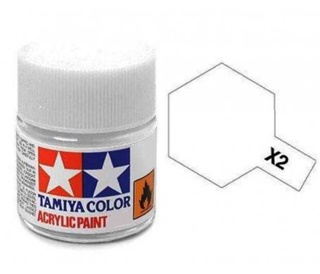 PEINTURE BLANC BRILLANT X2 23ml ACRYLIQUE