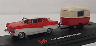 FORD TAUNUS ET CARAVANE 1/87