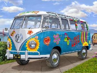 VOLKSWAGEN T1 FLOWER POWER 1/24