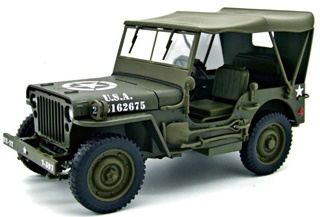 1/18 JEEP WILLYS FERMEE US ARMY 1941