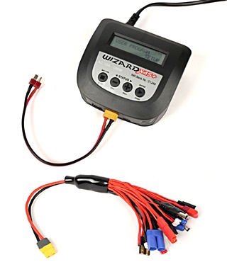 CHARGEUR RAPIDE WIZARD X4S+ ET CORDONS